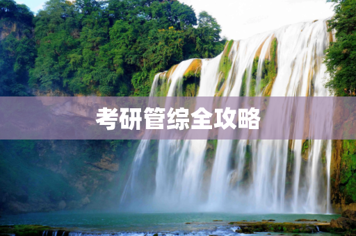 考研管综全攻略