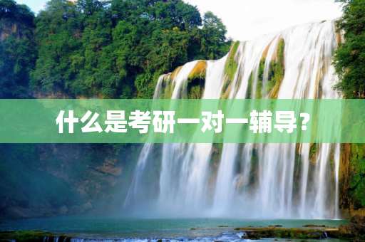什么是考研一对一辅导？