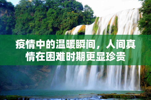 疫情中的温暖瞬间，人间真情在困难时期更显珍贵