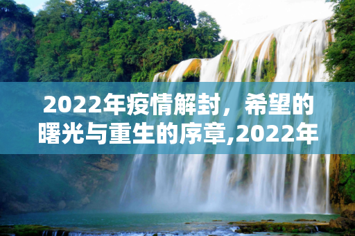 2022年疫情解封，希望的曙光与重生的序章,2022年疫情解封瞬间，希望与重生