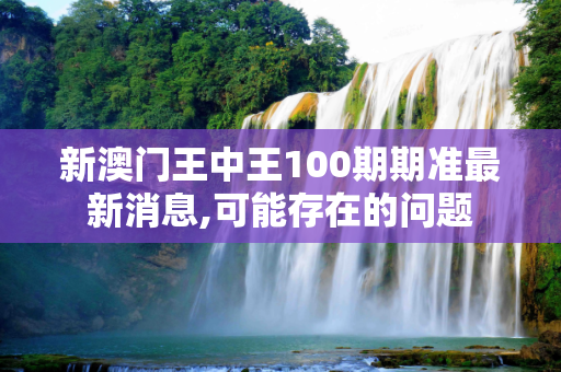 新澳门王中王100期期准最新消息,可能存在的问题
