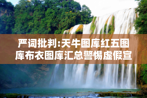 严词批判:天牛图库红五图库布衣图库汇总警惕虚假宣传-全面释义